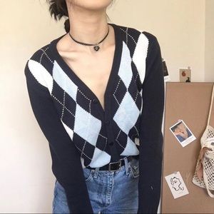 Argyle Cardigan
